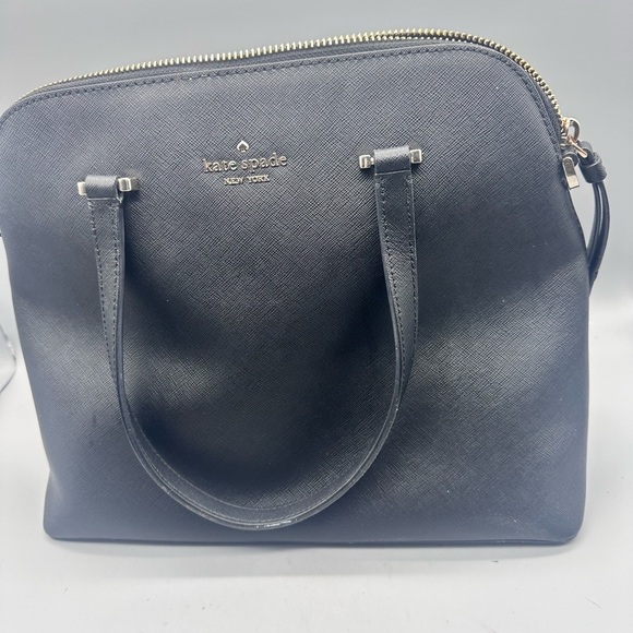 Kate Spade NY Patterson Dr black full zip satchel - Picture 1 of 9